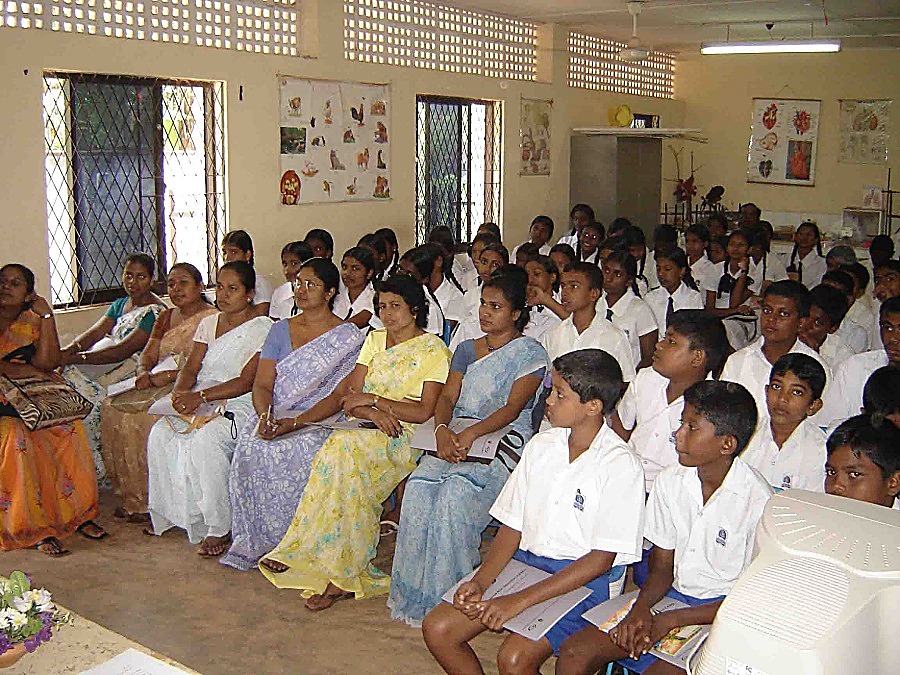 SLNG community members at an event